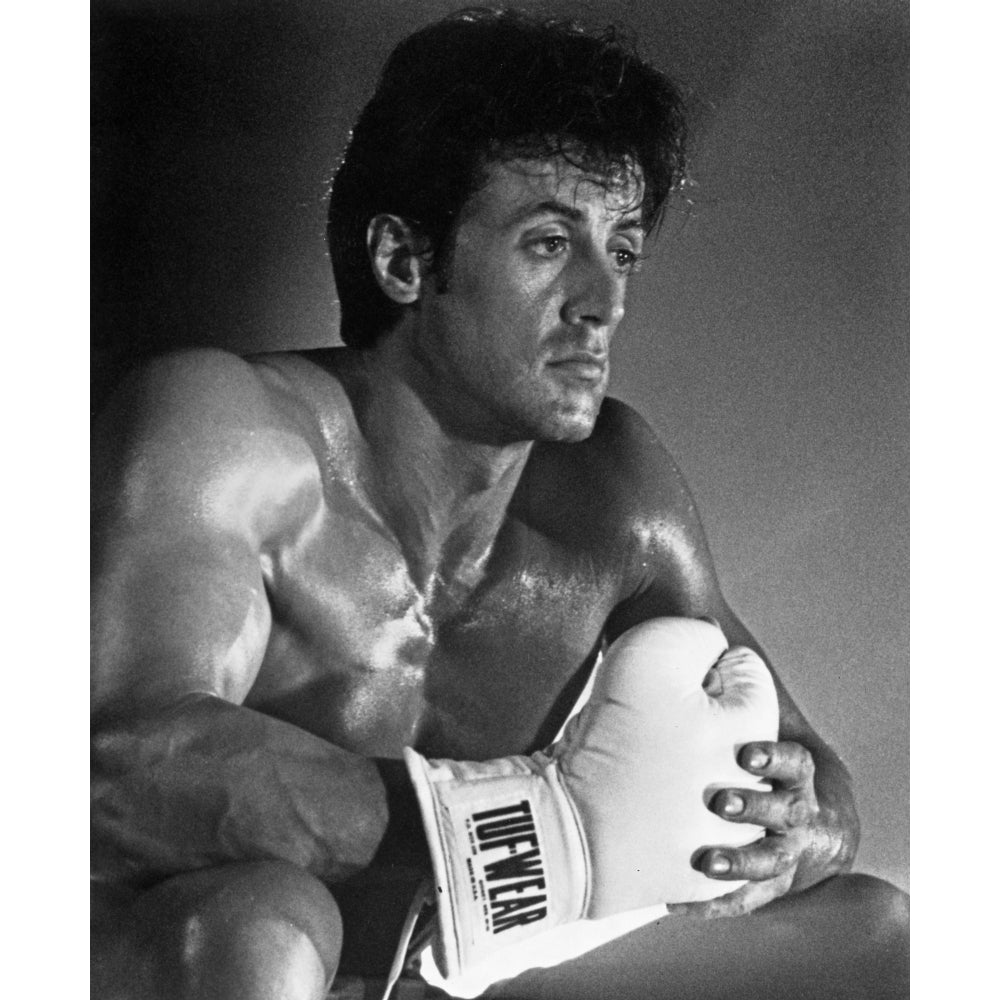 Sylvester Stallone Action Pose Portrait Photo Print Image 1