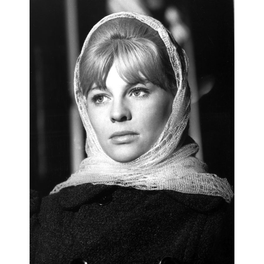 Julie Christie in Covered Hair with Scarf Portrait Photo Print Image 1