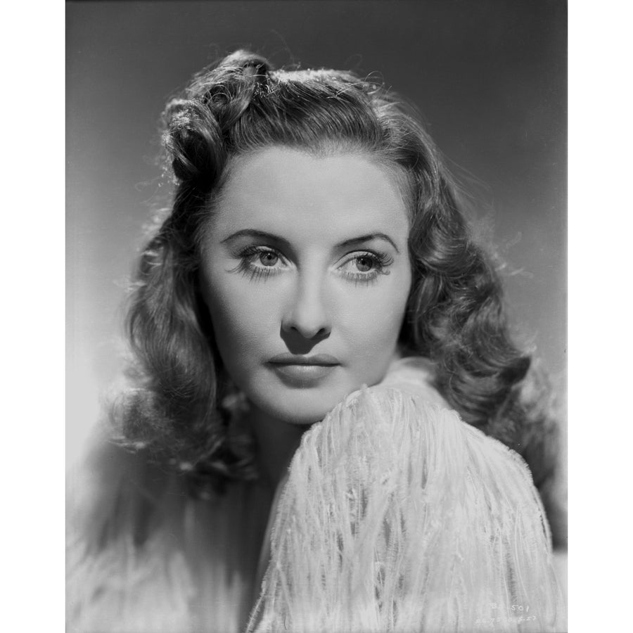 Barbara Stanwyck Classic Side View Portrait Photo Print Image 1