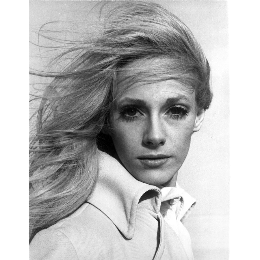 Sondra Locke wearing a White Coat in a Portrait Photo Print Image 1