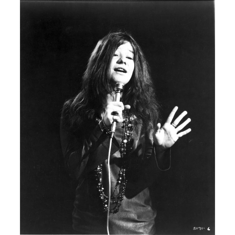 Janis Joplin performing on stage Photo Print Image 1