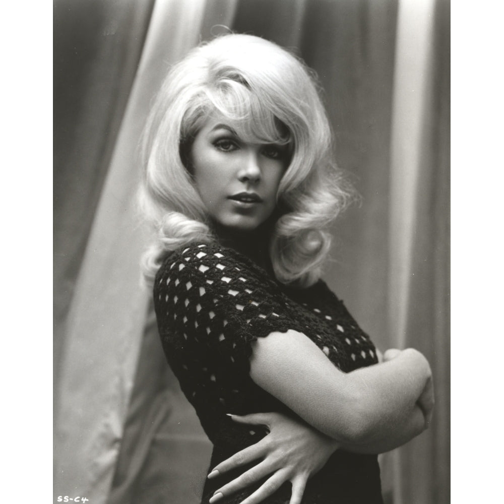 Stella Stevens Posed in Polka Dot Dress Classic Portrait Photo Print Image 1