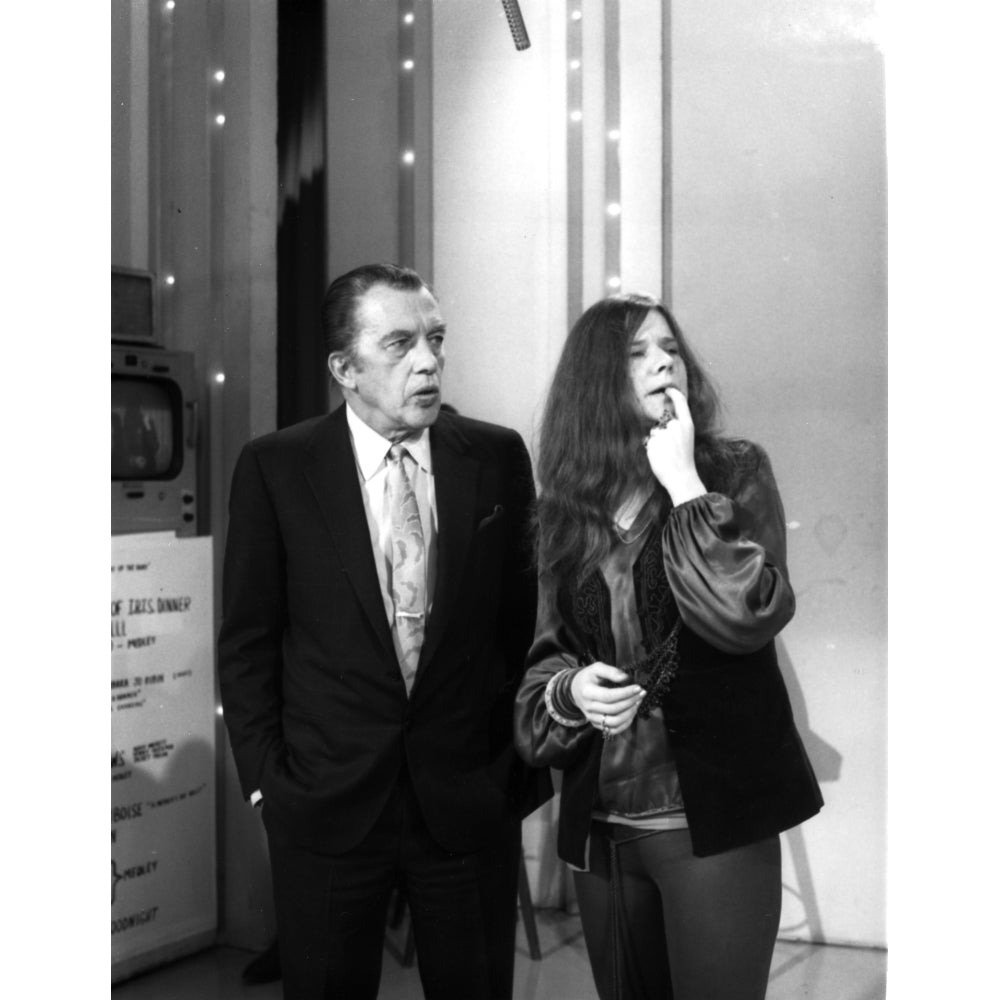 Janis Joplin and Ed Sullivan Photo Print Image 1