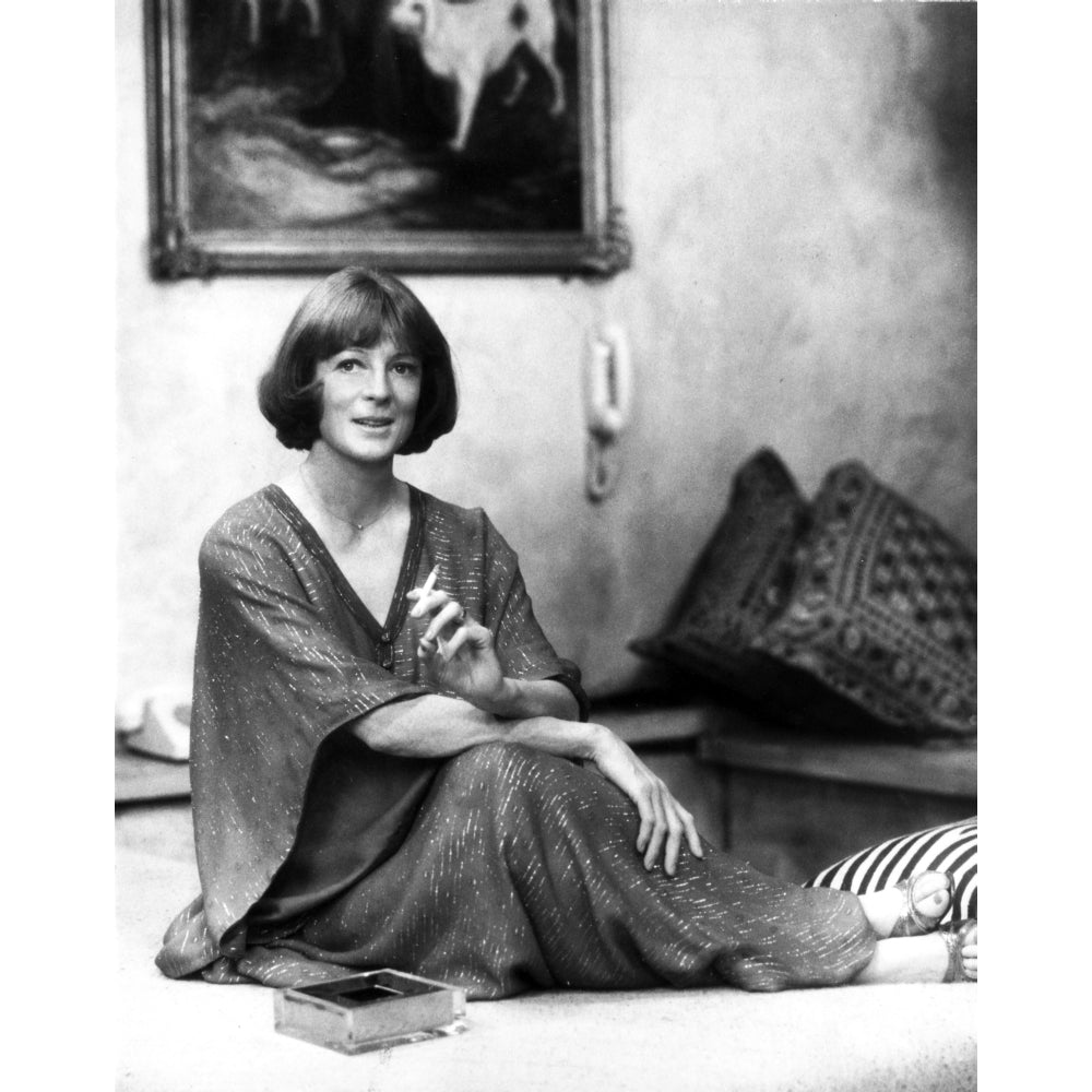 Maggie Smith Seated in Classic Photo Print Image 1