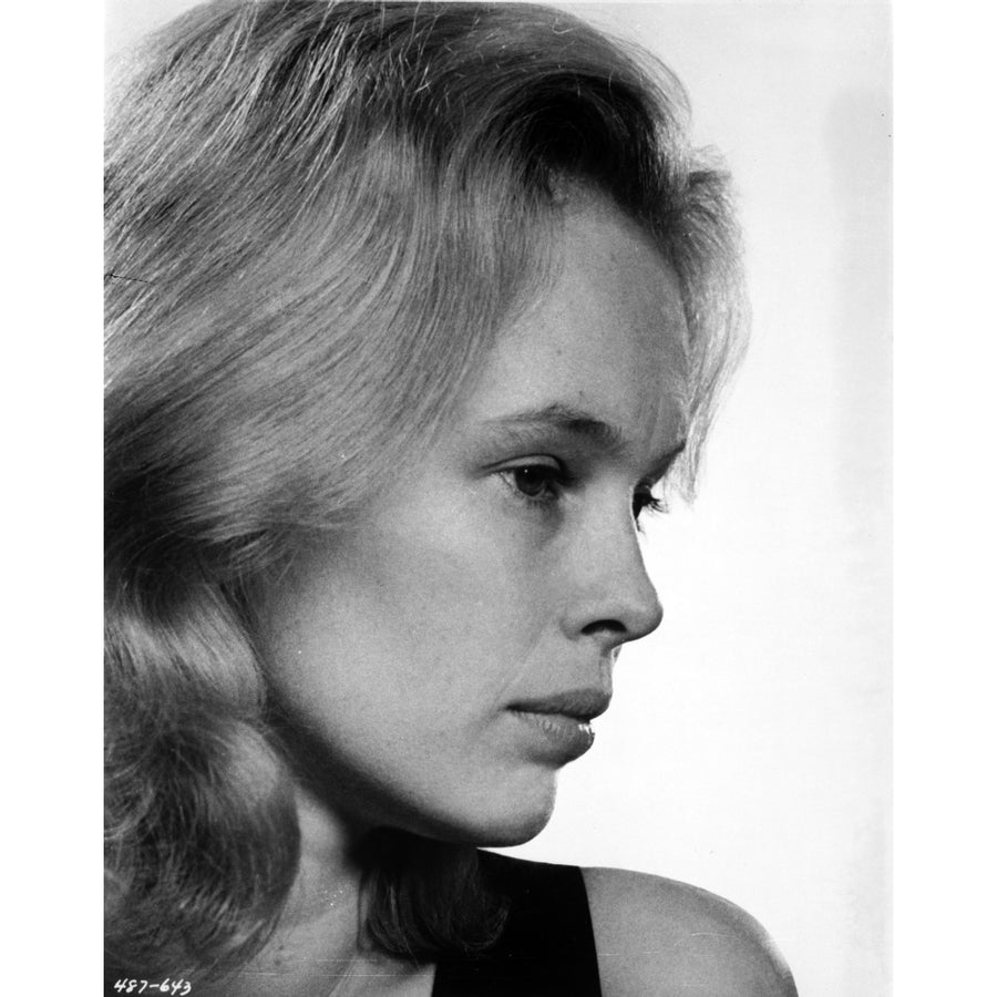 Sandy Dennis Side View Pose Black and White Close Up Portrait Photo Print Image 1