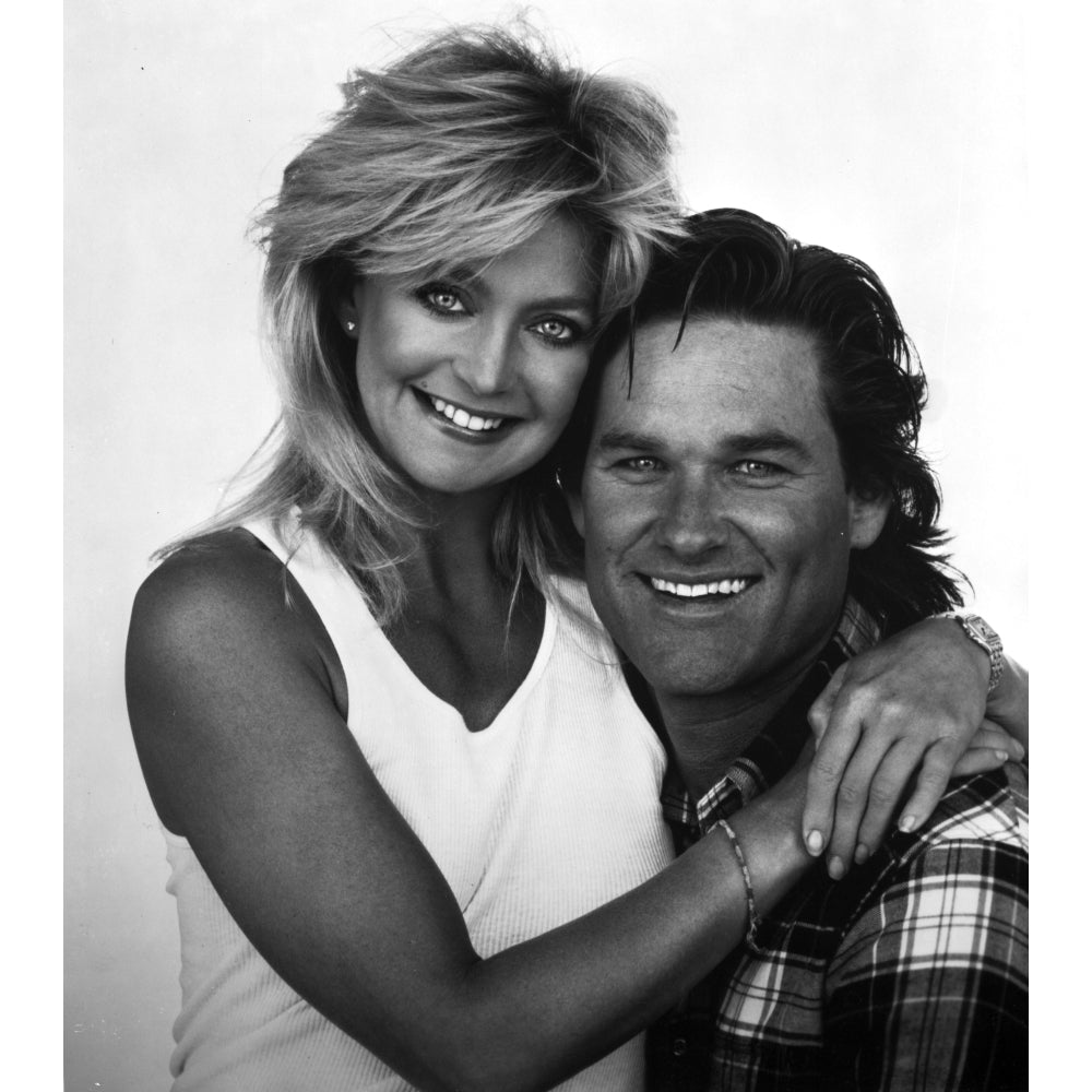 A Portrait Of Goldie Hawn And Kurt Russell Photo Print Image 1