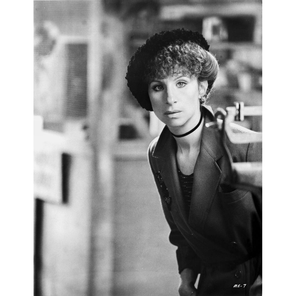 Barbra Streisand on Sleeveless Top Sneaking Photo Print Image 1