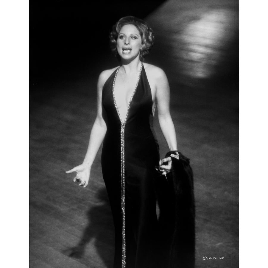 Barbra Streisand Photograph In Sexy Gown Photo Print Image 1