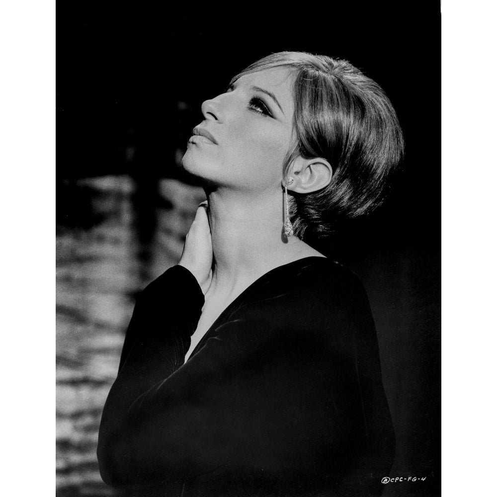 Barbra Streisand Portrait Looking Up Photo Print Image 1