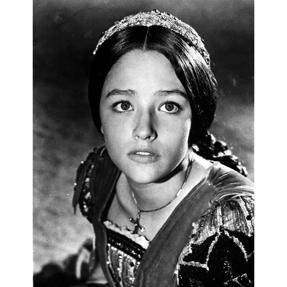 Olivia Hussey Portrait in Classic with Headband Photo Print Image 1