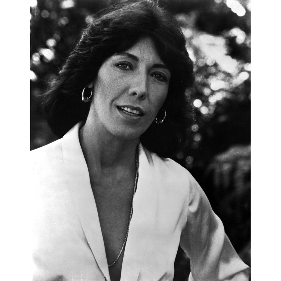 Lily Tomlin Portrait in Classic with Hook Earrings Photo Print Image 1