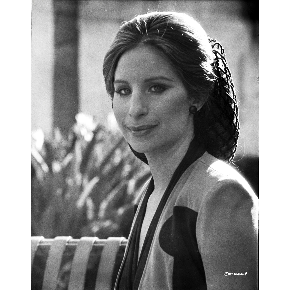 Classic Portrait of Barbra Streisand smiling In A Portrait Photo Print Image 1