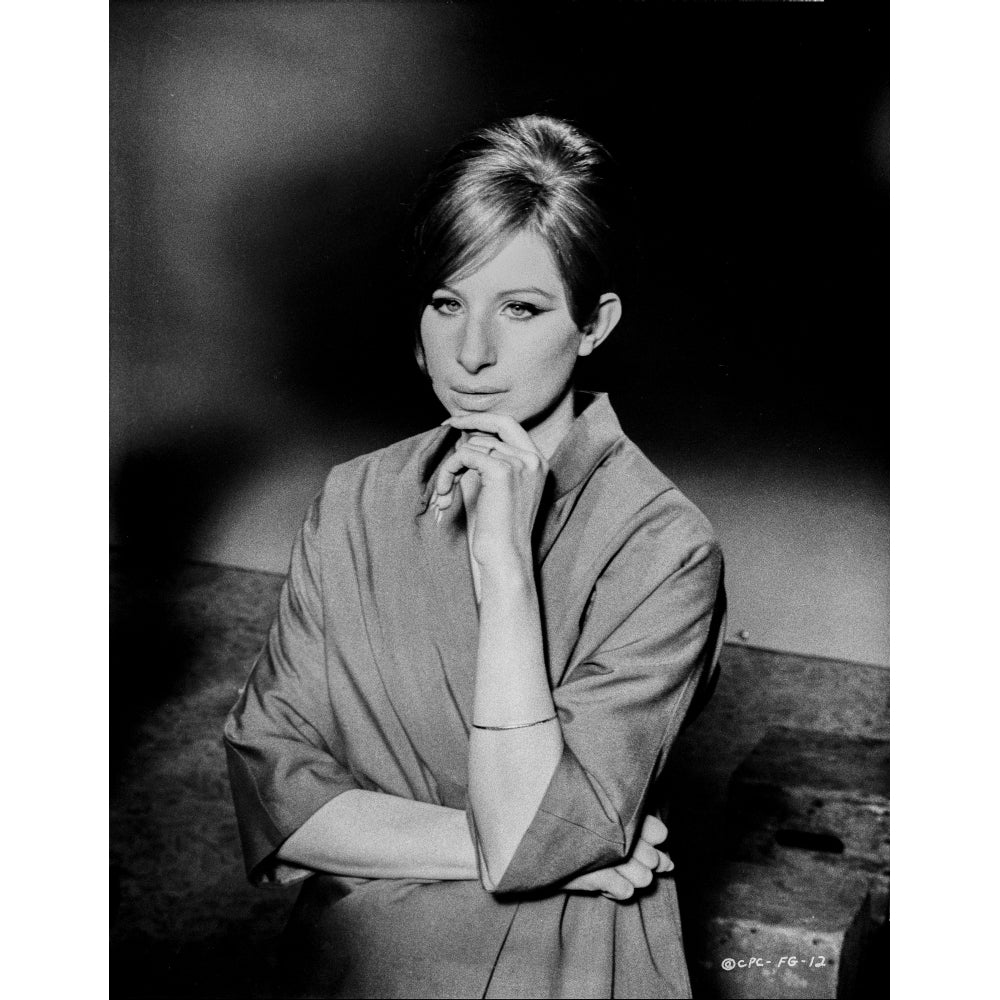 Barbra Streisand Posed With Hand On Chin Photo Print Image 1