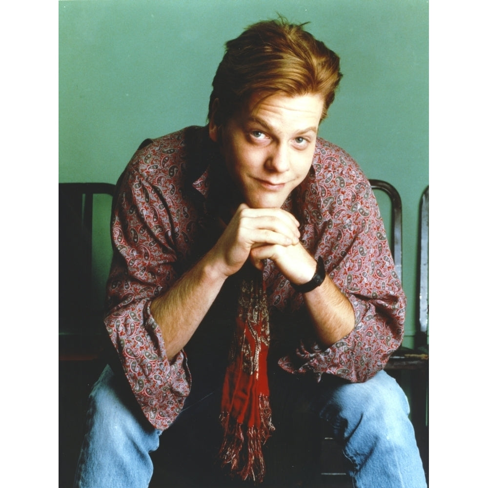 Kiefer Sutherland smiling in Portrait Photo Print Image 1