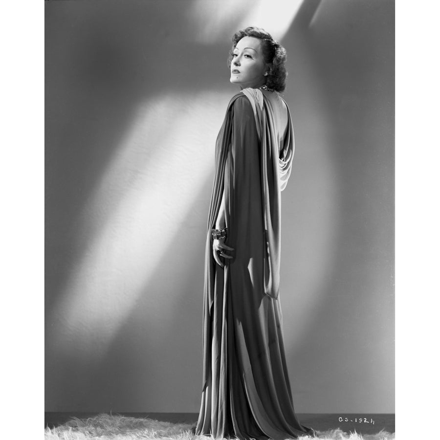 Gloria Swanson Side View Posed in Dress Portrait Photo Print Image 1