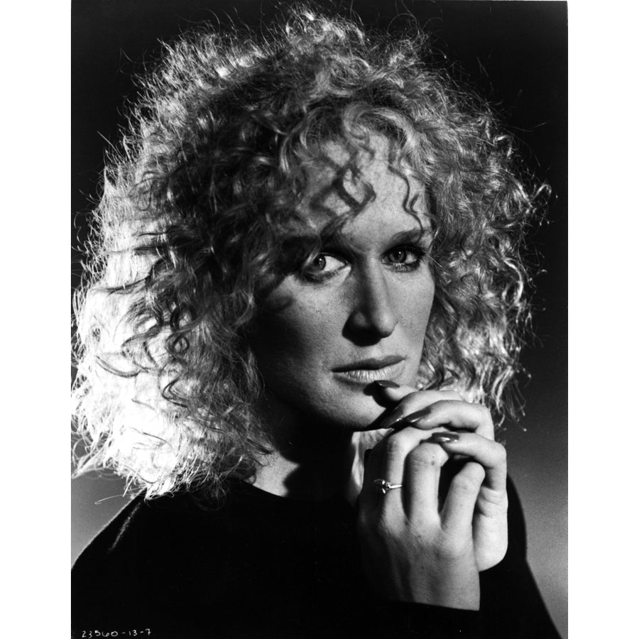 Glenn Close Curly Hair Classic Portrait Photo Print Image 1