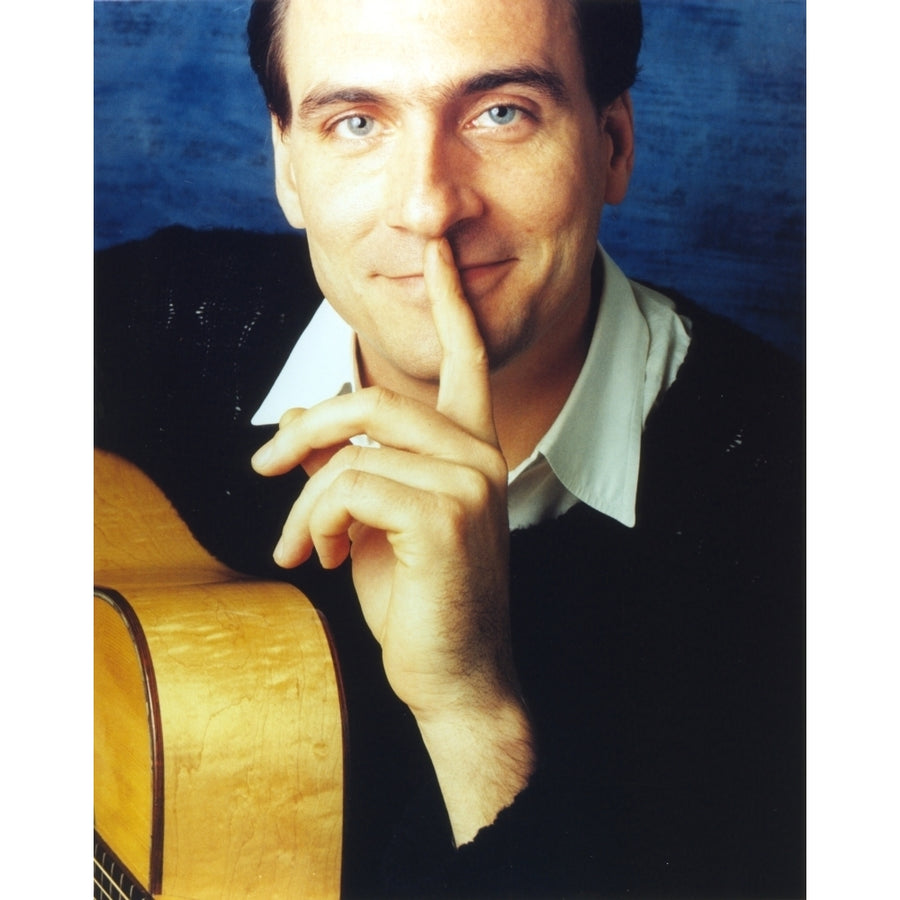 James Taylor Holding Guitar Portrait Photo Print Image 1