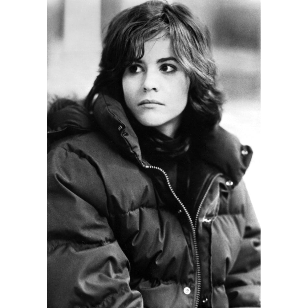 Ally Sheedy Looking to the Right in Black Jacket in Portrait Photo Print Image 1