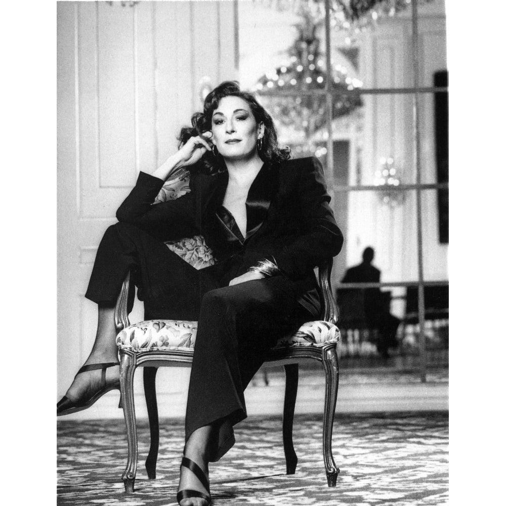 Anjelica Huston Seated in Classic Photo Print Image 1