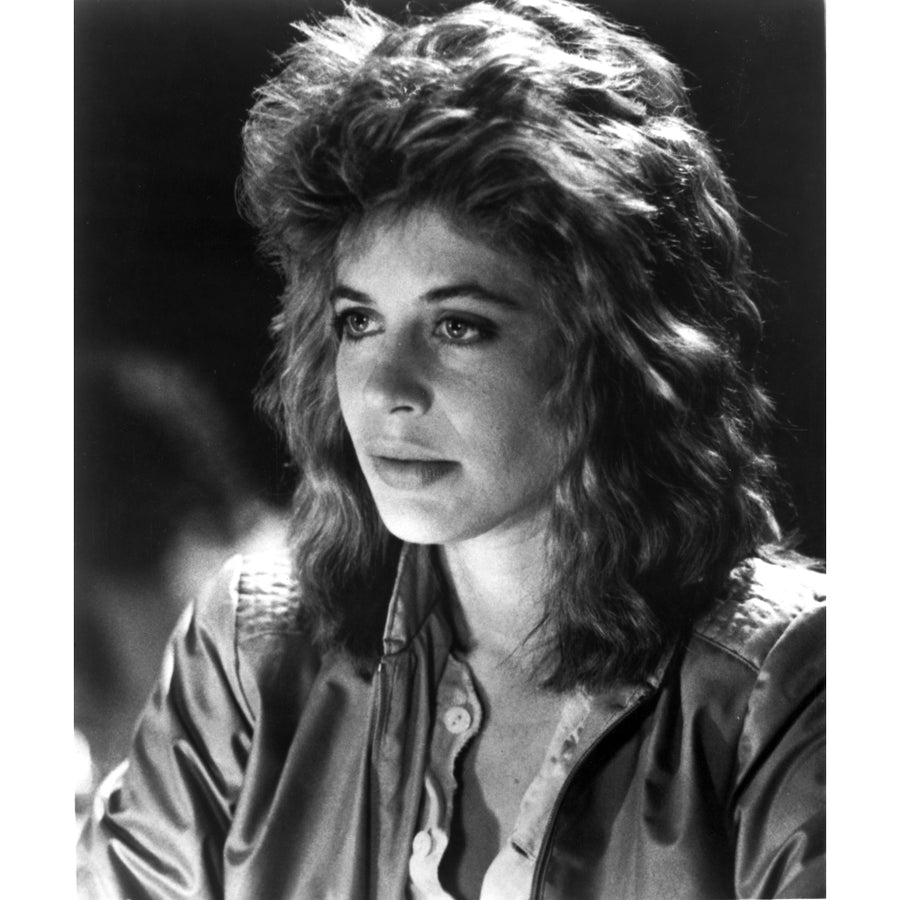 Linda Hamilton Portrait in Classic wearing Leather Jacket Photo Print Image 1