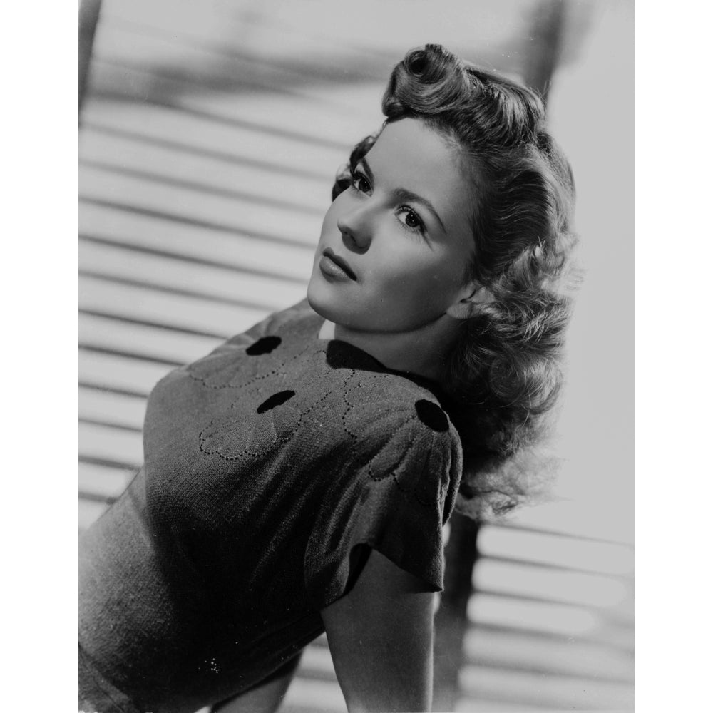 Shirley Temple wearing a Black Blouse Photo Print Image 1