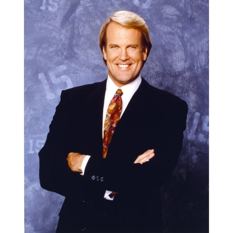 John Tesh Posed in Brown Tie Photo Print Image 1