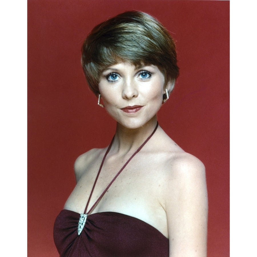 Lauren Tewes Posed in Brown Dress Photo Print Image 1