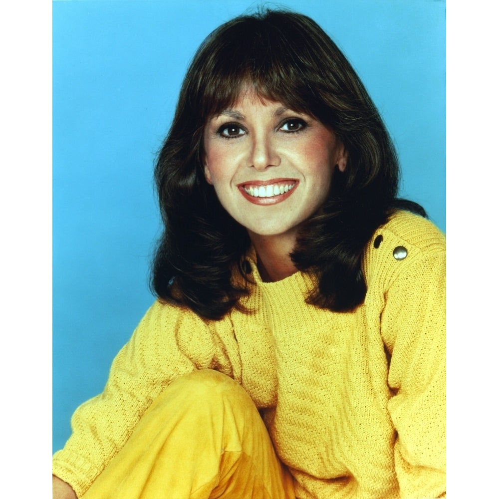 Marlo Thomas Portrait in Yellow Sweater Photo Print Image 1