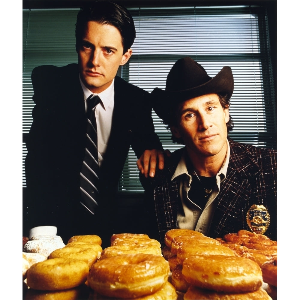 Twin Peaks Portrait With Donut Photo Print Image 1