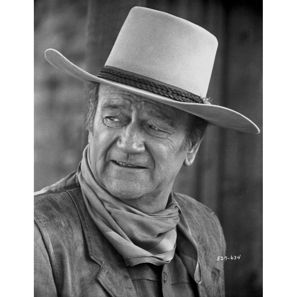 John Wayne Poses with a Hat Photo Print Image 1