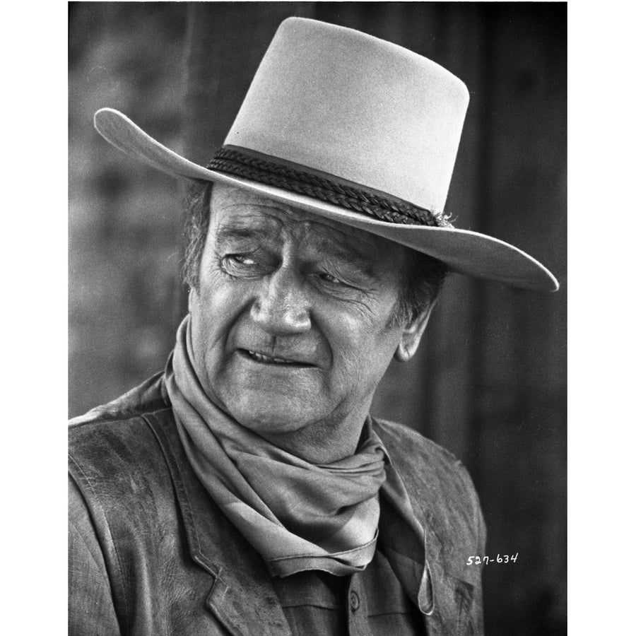 John Wayne Poses with a Hat Photo Print Image 1