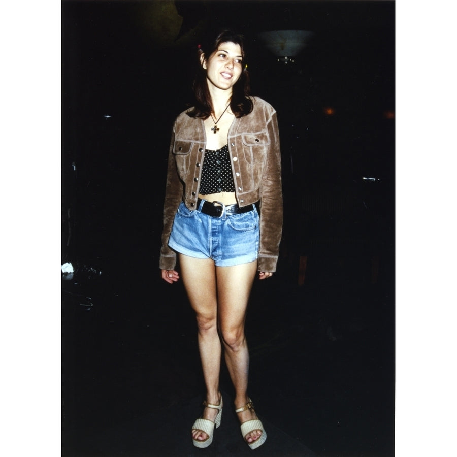 Marisa Tomei Posed in Blue Shorts Photo Print Image 1