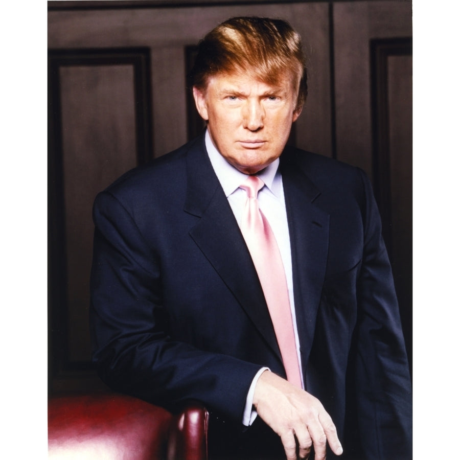 Donald Trump Posed in Blue Coat Photo Print Image 1