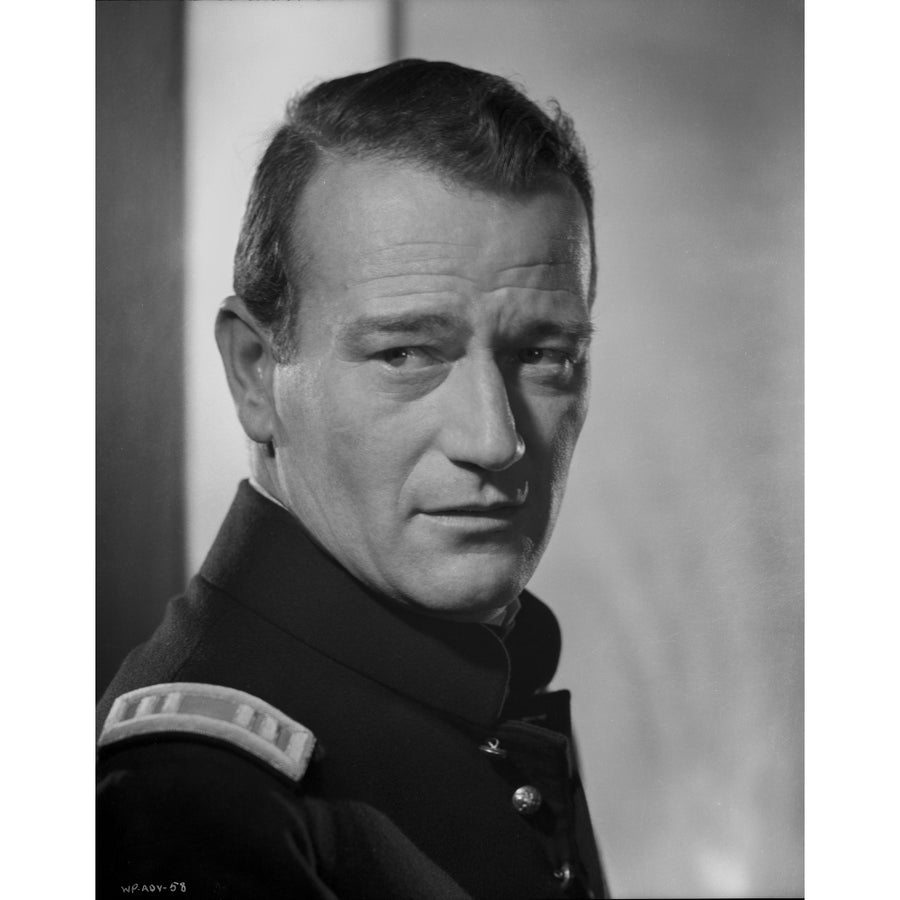 John Wayne wearing a Military Uniform Portrait Photo Print Image 1