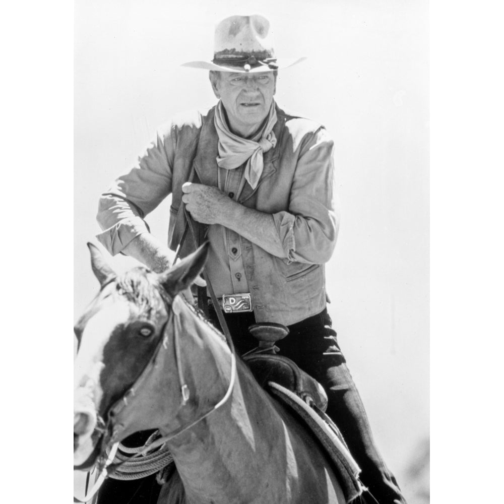 John Wayne on horse Photo Print Image 1