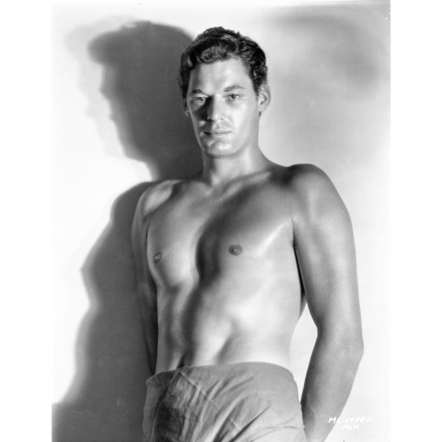 Johnny Weissmuller standing in a Portrait Photo Print Image 1