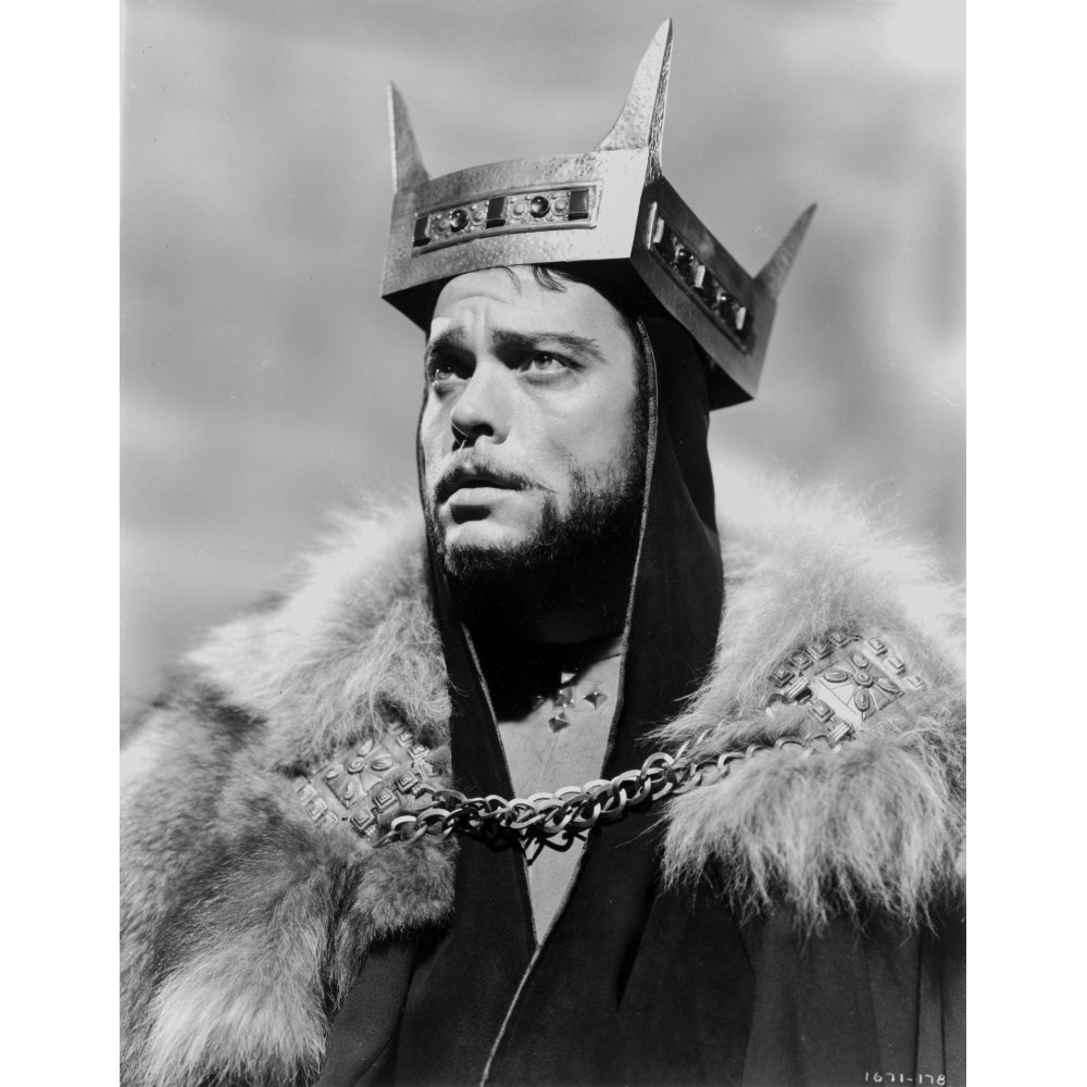 Orson Welles Portrait in Feather Coat Photo Print Image 1