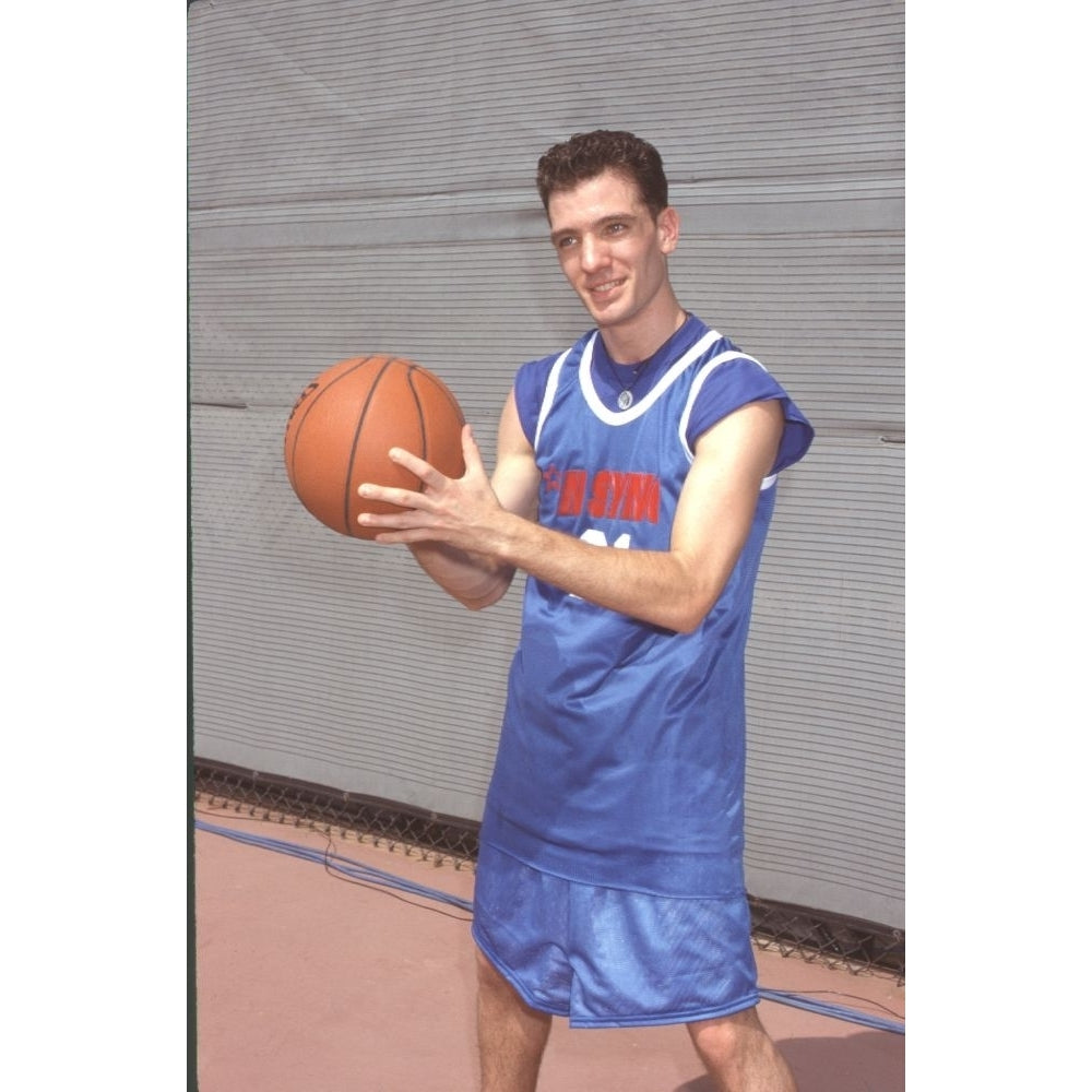 Jc Chasez In Nsync Basketball Jersey At Rock N Jock Photo Print - Item CPA3763 Image 1