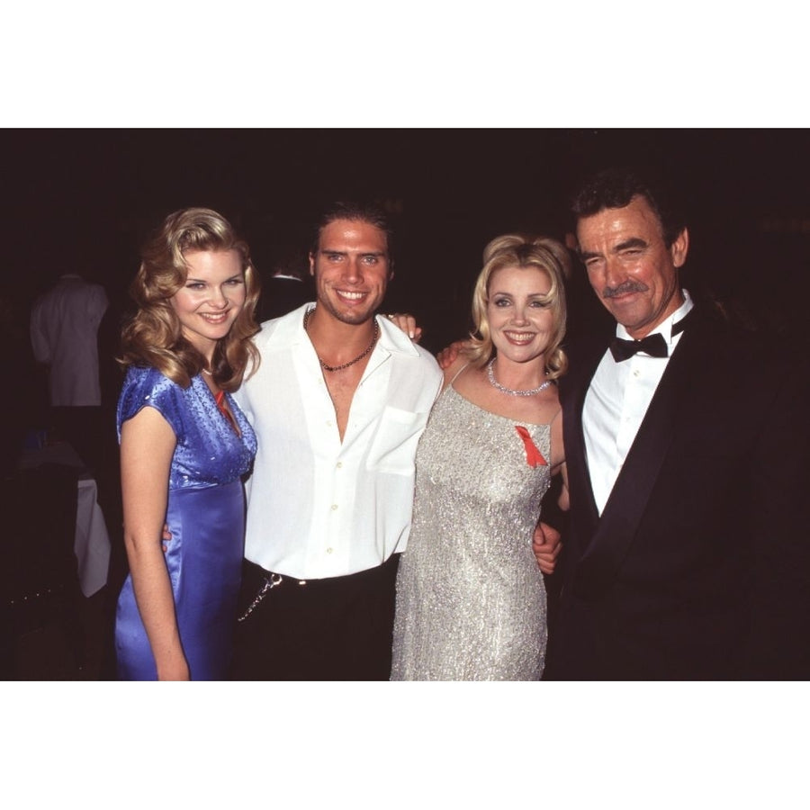 Heather Tom Joshua Morrow Melody Thomas Scott And Eric Braeden At Young and Restless Party Photo Print - Item CPA3868 Image 1