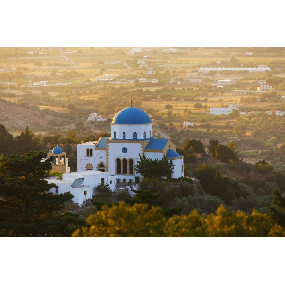 Evangelistria Church of Zia; Zia Island of Kos Greece Poster Print Image 1