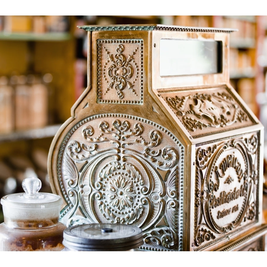 Vintage cash register in Kilby General Store Museum at Kilby Historic Site Image 1