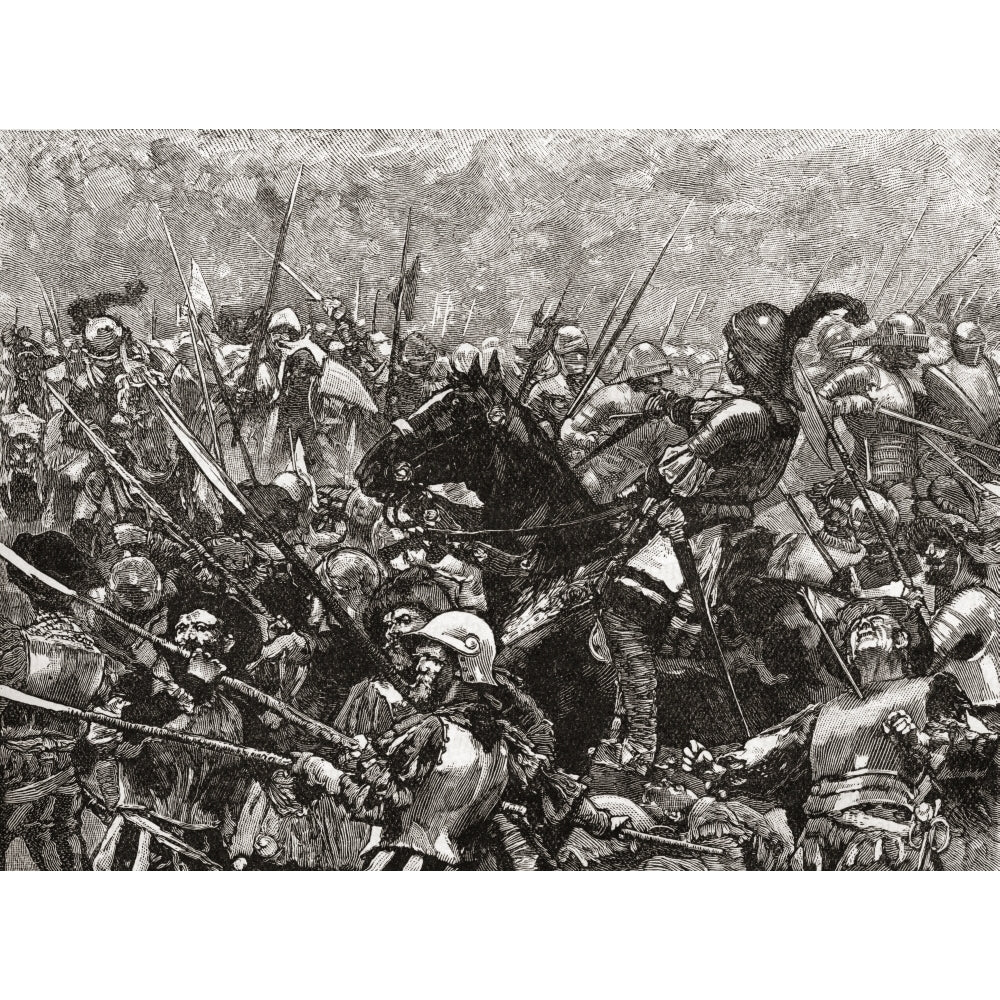 The Last Stand Of Colonel Martin Schwartz Who Died At The Battle Of Stoke Field Nottinghamshire England 1487 While Image 1