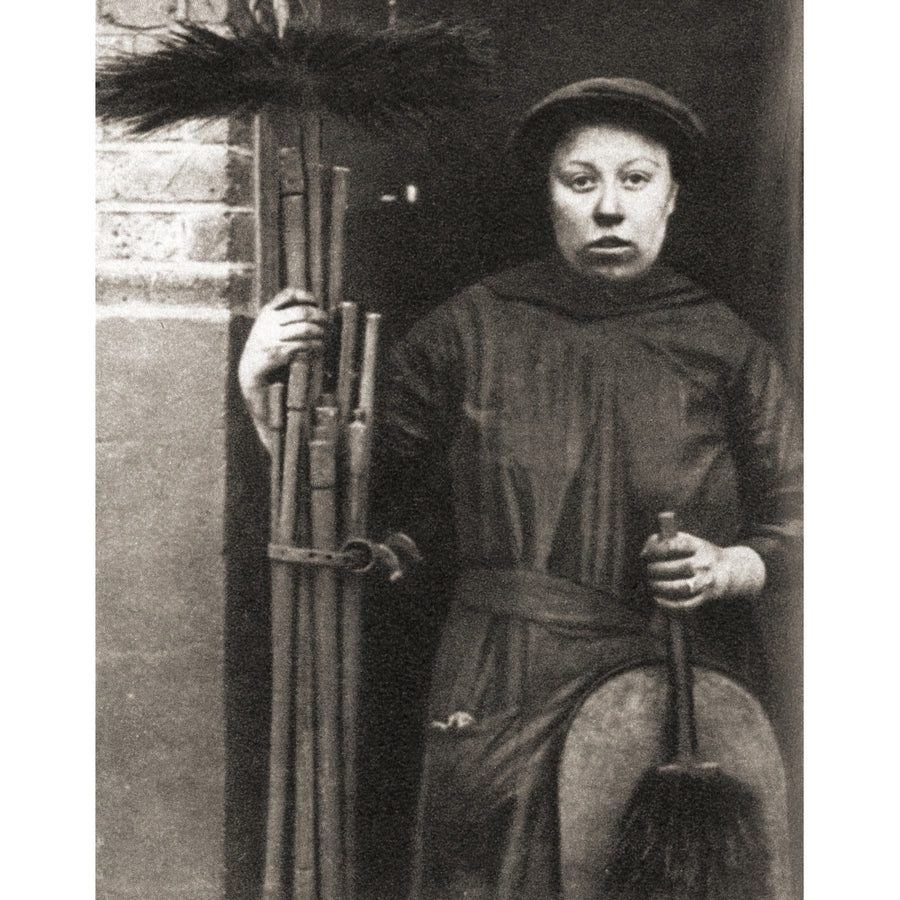 Women Taking Over Mens Work During World War One. A Chimney Sweep. From The Pageant Of The Century Published 1934 by Image 1