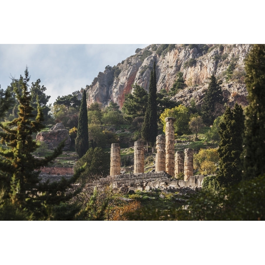 Temple of Apollo; Delphi Greece Poster Print Image 1