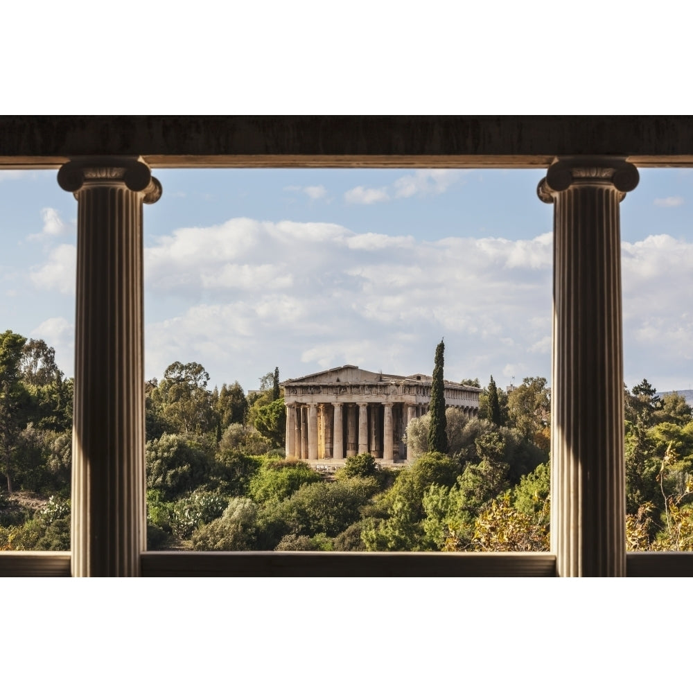 Temple of Hephaestus Greek Orthodox church of St. George Akamates; Athens Greece Poster Print Image 2