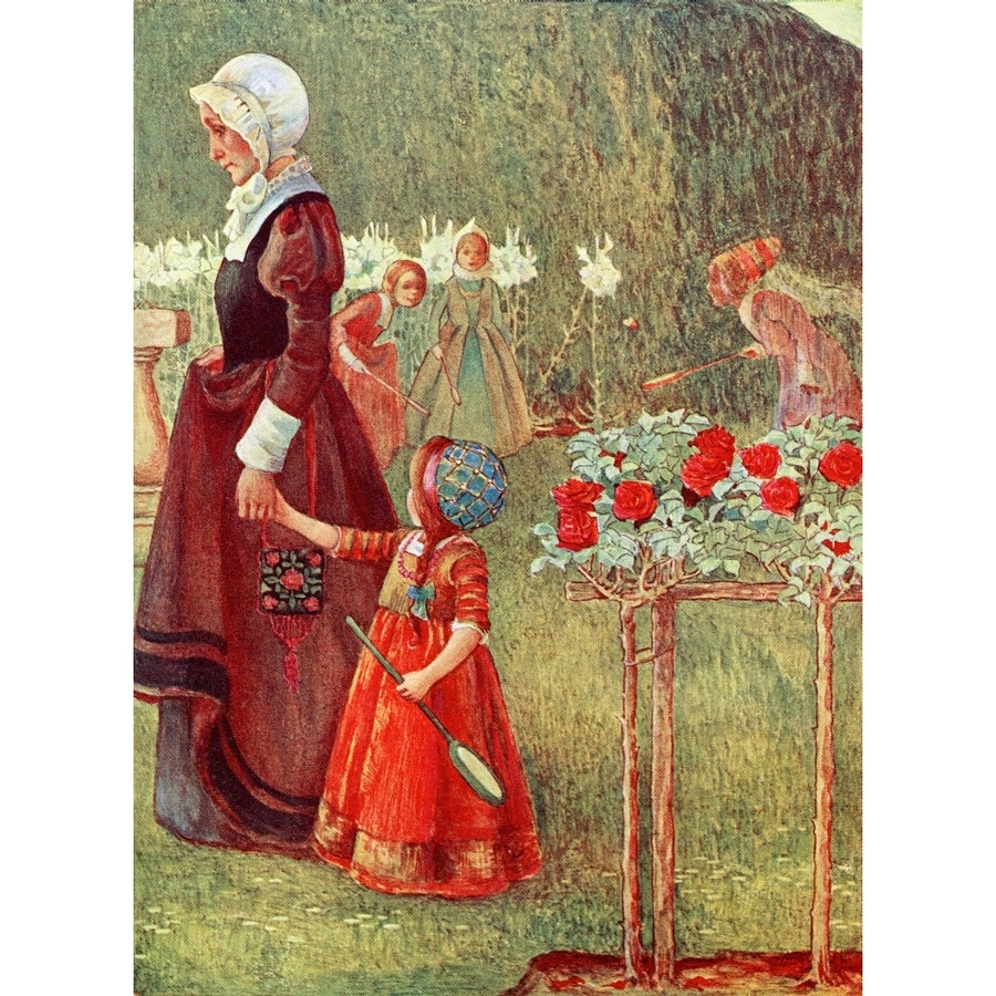 Illustration to the poem Home from the book Childhood by Millicent and Githa Sowerby published 1907 Poster Print by Hil Image 1