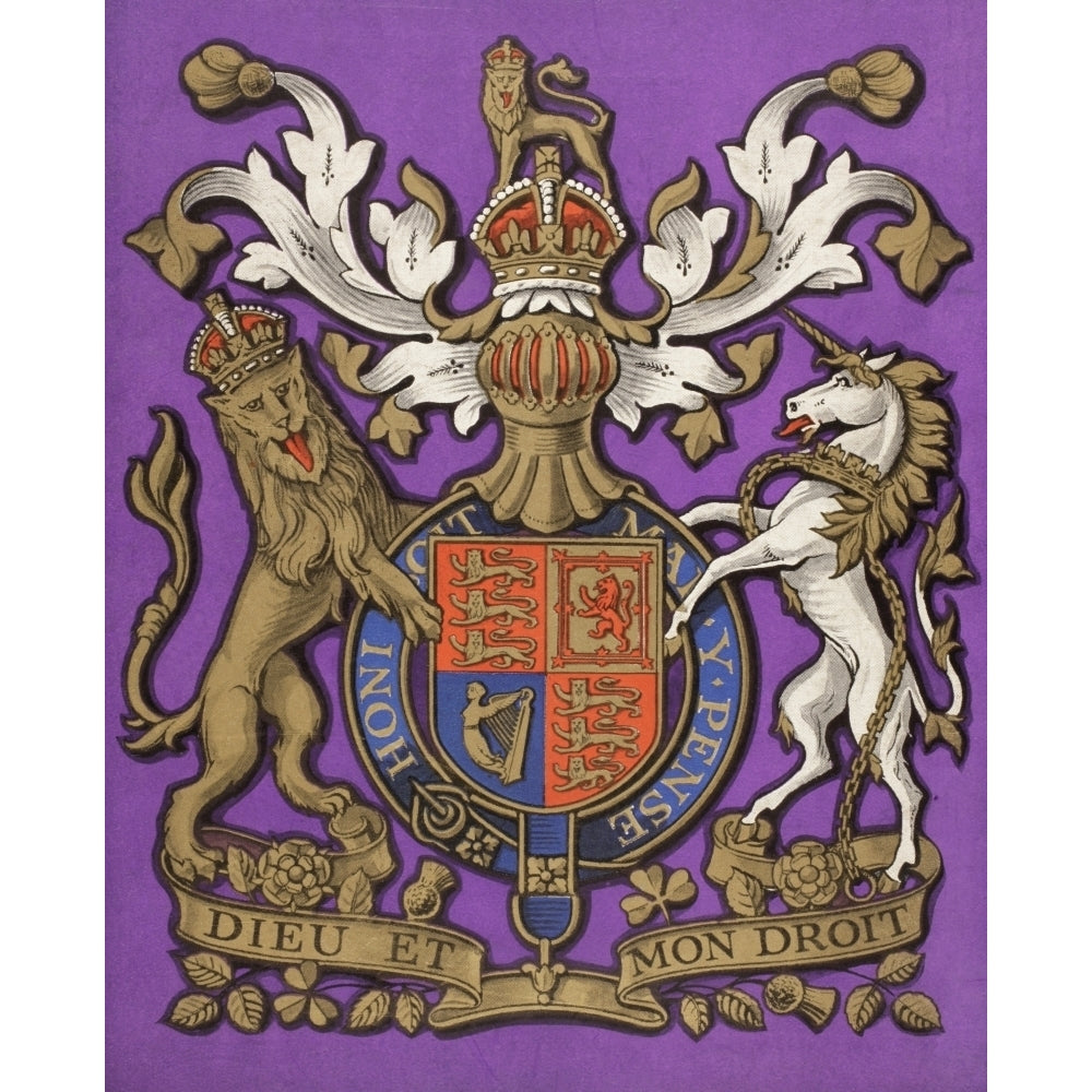 The Front Cover Of The Queen The Ladys Newspaper Published 1935 Showing The Royal Coat Of Arms Of The United Kingdom. by Image 1