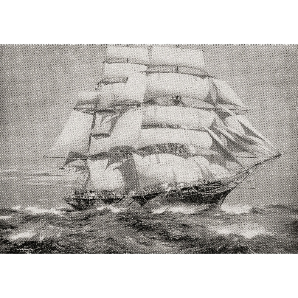 The British Clipper Ship Cutty Sark. From The Romance Of The Merchant Ship Published 1931. by Hilary Jane Morgan / Image 1