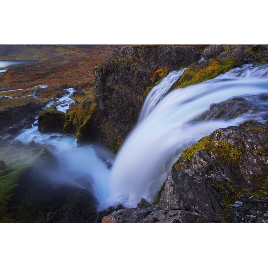 A Large Waterfall That Is Part Of The Dynjand Waterfall On The Westfjords; Iceland by Robert Postma / Design Pics Image 1