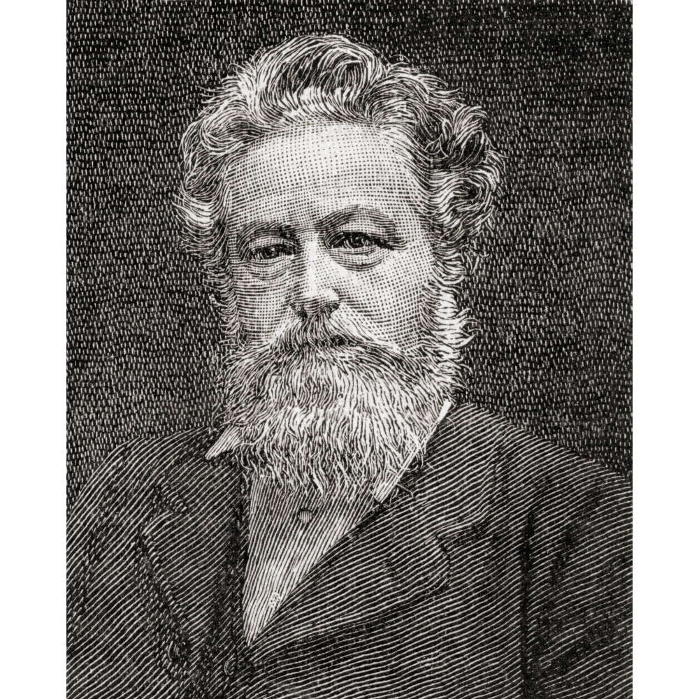 William Morris 1834 ___ 1896. English Textile Designer Poet Novelist Translator And Socialist Activist. From The Century Image 1